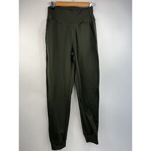 NWT MM Pants Women's Sz S Olive Green Stretch Cuffed Ankle Pull-On‎ Org $39